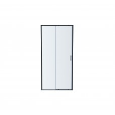 Душевая дверь в нишу AQUATEK AQ ARI RA 10020BL 100х200 см прозрачное стекло раздвижная